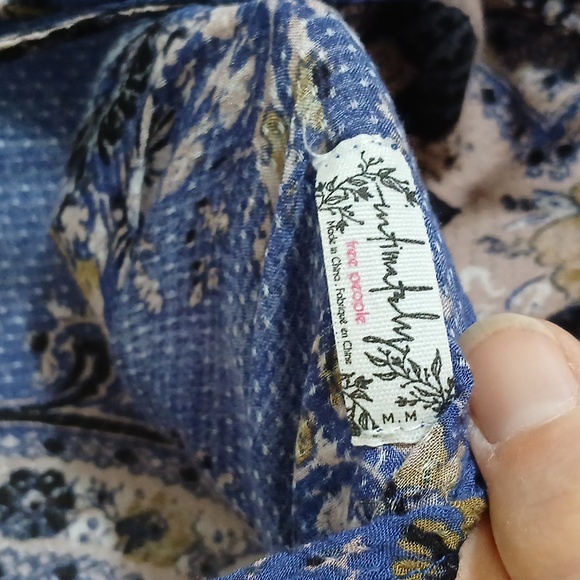 Free People Dobby Dot Dress - Picture 4 of 4